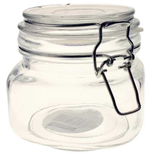Hermes Jar By Ashland, Mason Jar With Clamp Lid